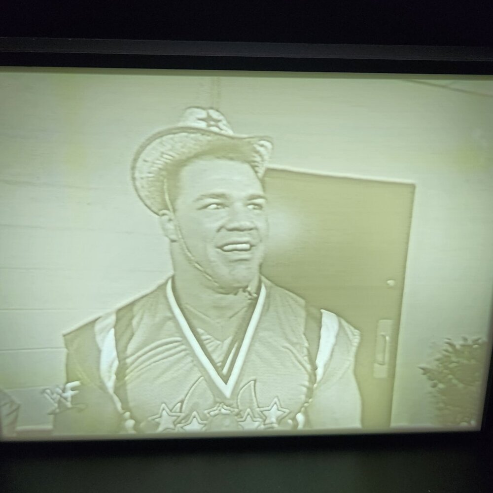 WWE WWF Kurt Angle Lithophane Box